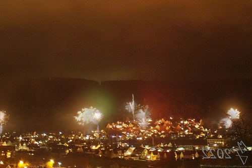 Silvesterfeuerwerk Ebermannstadt