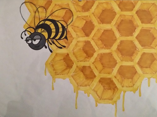 Entwurf Bienenwaben